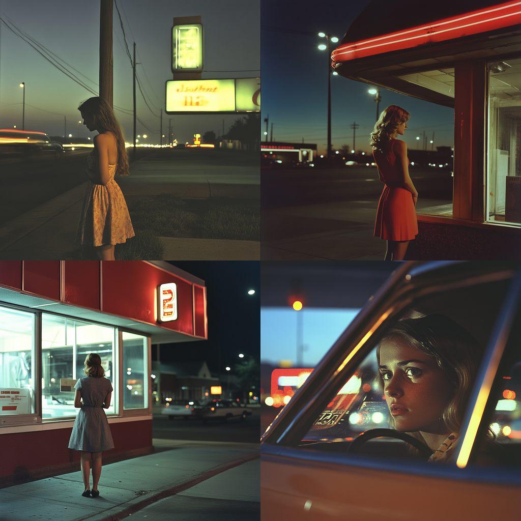 Philip-Lorca diCorcia style, Midjourney V6.1, render 1 of 4