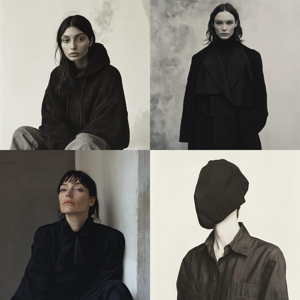 Phoebe Philo style, Midjourney V6.1, render 1 of 4