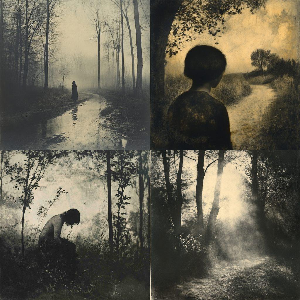 Pictorialism style, Midjourney V6.1, render 1 of 4