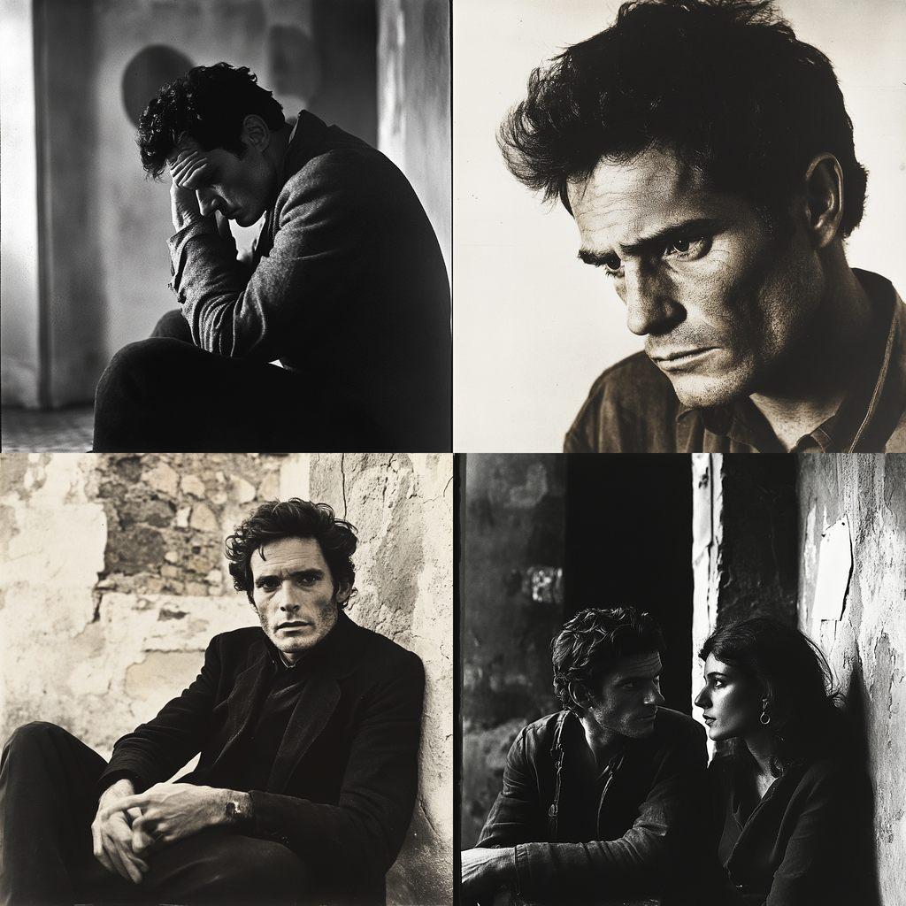 Pier Paolo Pasolini style, Midjourney V6.1, render 1 of 4