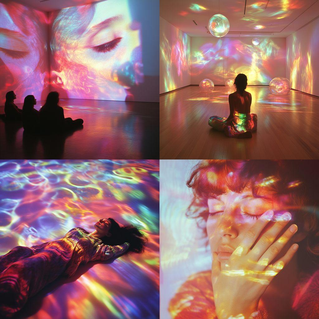 Pipilotti Rist style, Midjourney V6.1, render 1 of 4