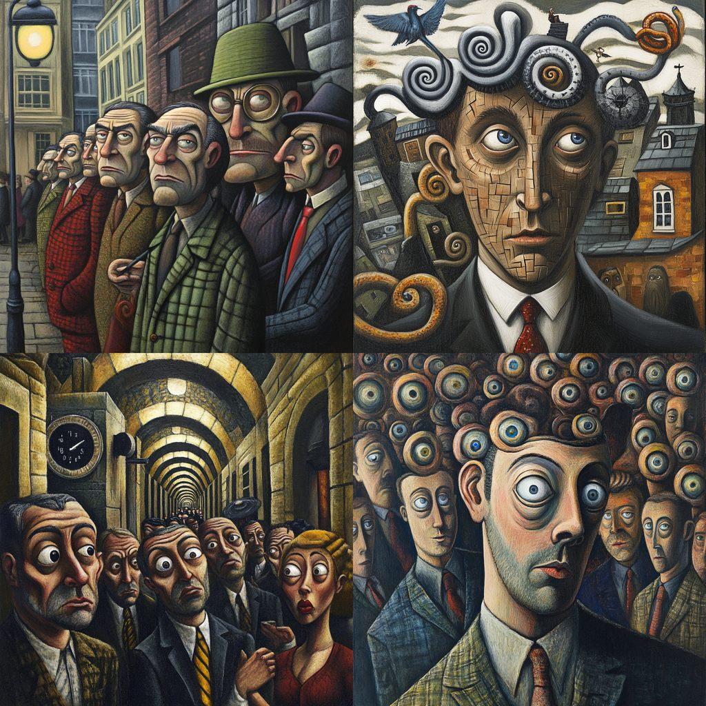PJ Crook style, Midjourney V6.1, render 1 of 4