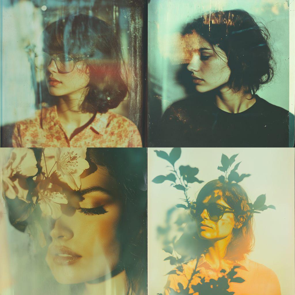 Polaroid style, Midjourney V6.1, render 1 of 4