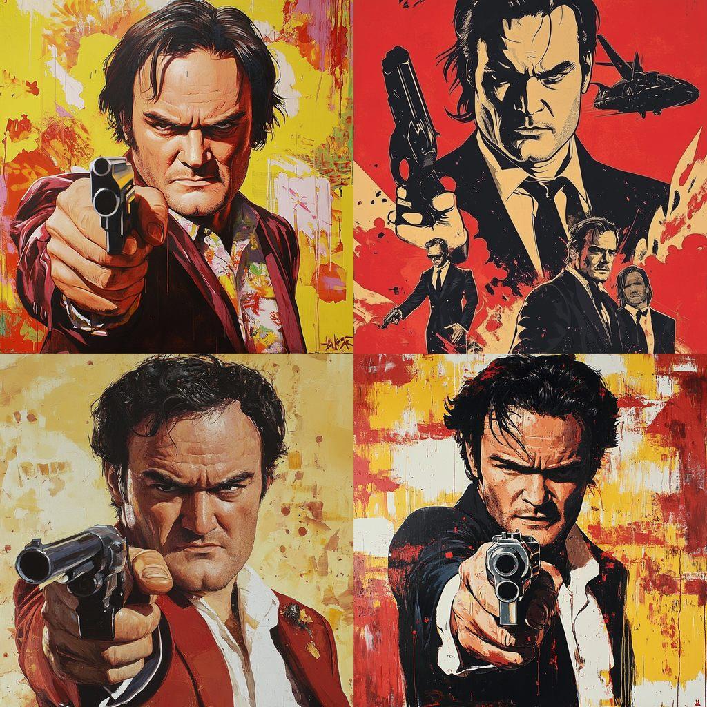 Quentin Tarantino style, Midjourney V6.1, render 1 of 4