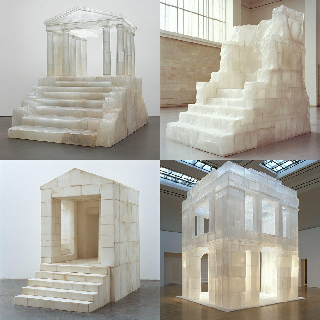 Rachel Whiteread style, Midjourney V6.1, render 1 of 4