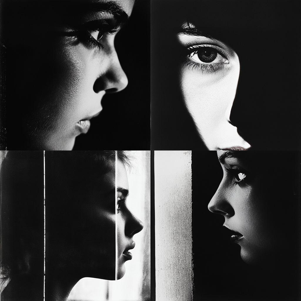 Ralph Gibson style, Midjourney V6.1, render 1 of 4