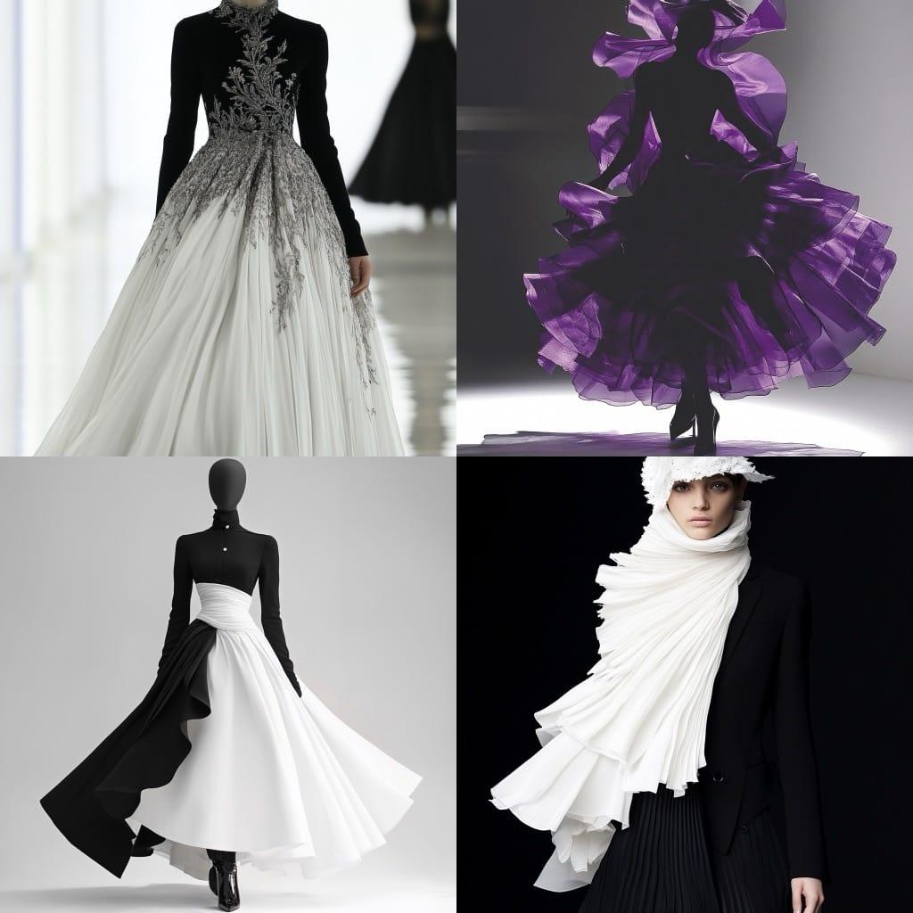 Ralph Rucci style, Midjourney V6.1, render 1 of 4