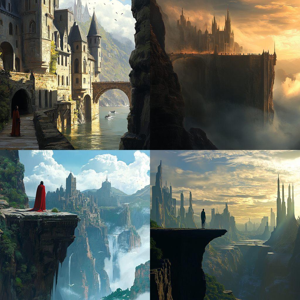 Raphael Lacoste style, Midjourney V6.1, render 1 of 4