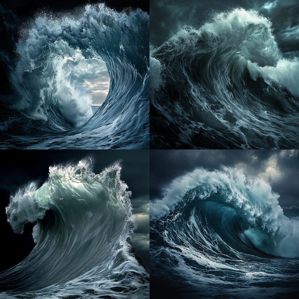Ray Collins style, Midjourney V6.1, render 1 of 4