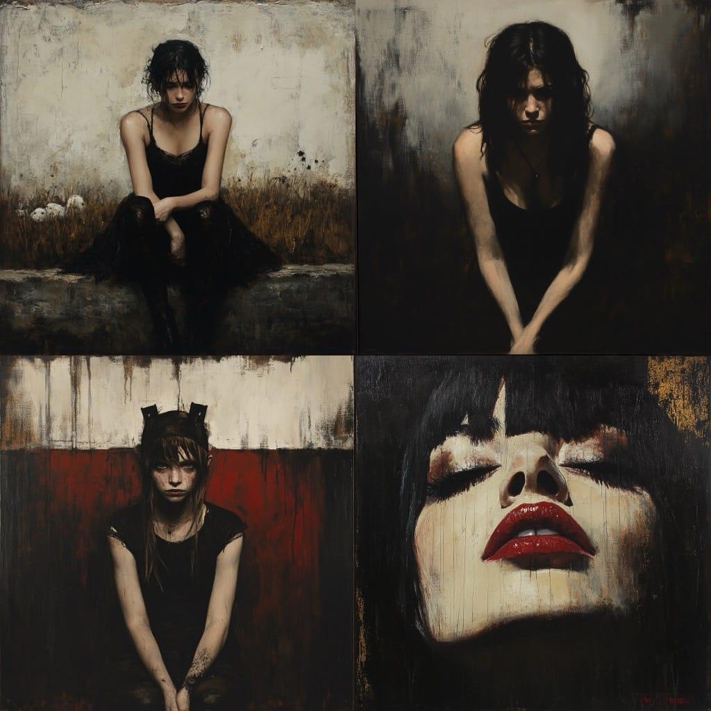 Ray Donley style, Midjourney V6.1, render 1 of 4