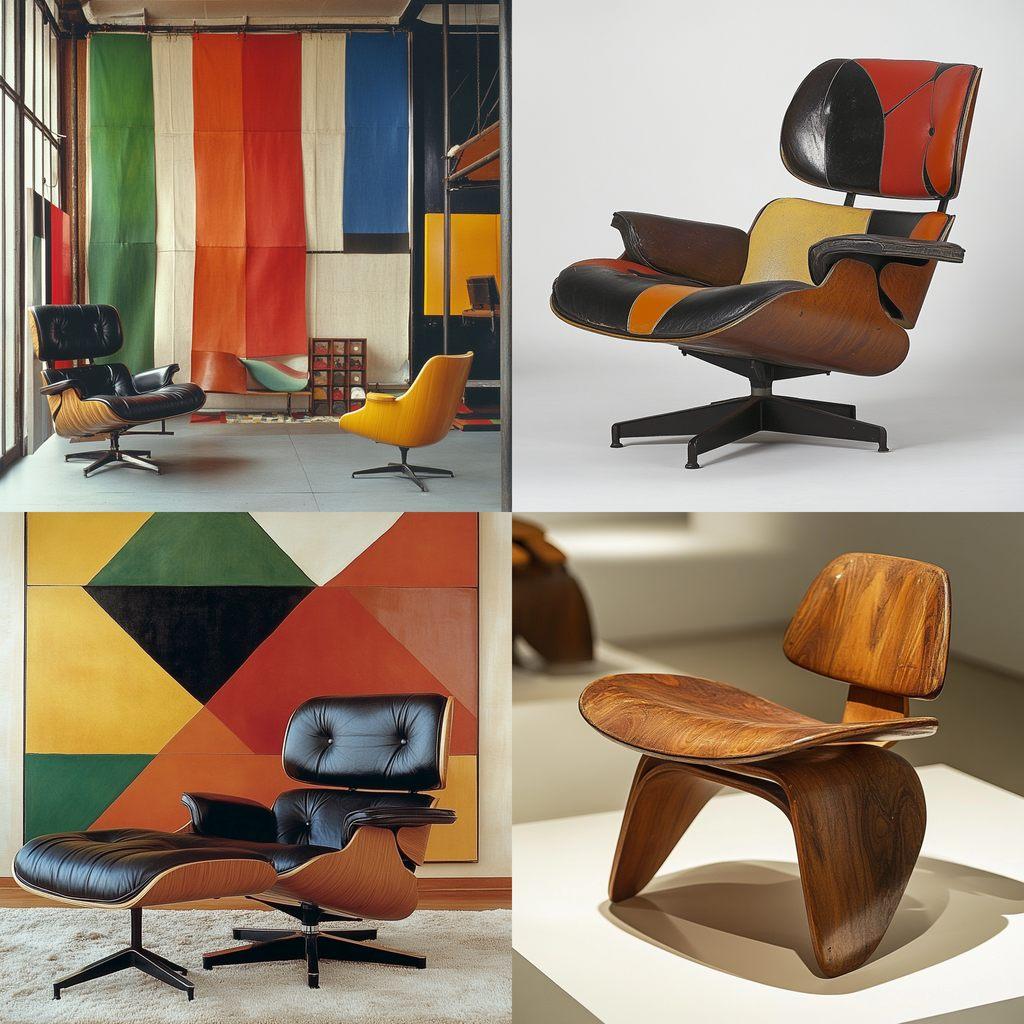Ray Eames style, Midjourney V6.1, render 1 of 4