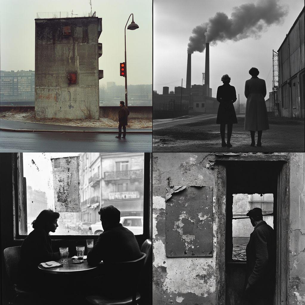 Raymond Depardon style, Midjourney V6.1, render 1 of 4