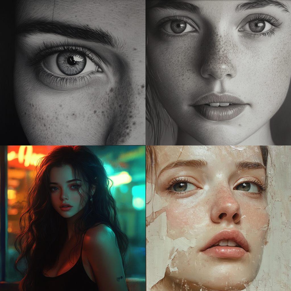 Realism style, Midjourney V6.1, render 1 of 4