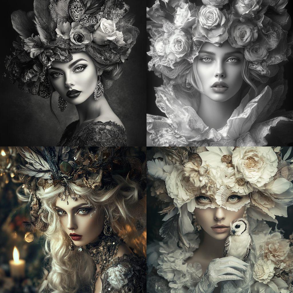 Rebeca Saray style, Midjourney V6.1, render 1 of 4