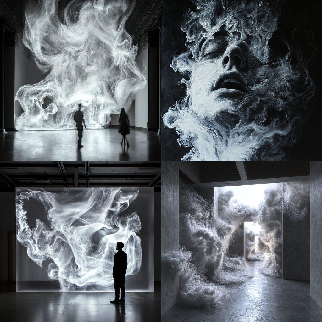 Refik Anadol style, Midjourney V6.1, render 1 of 4