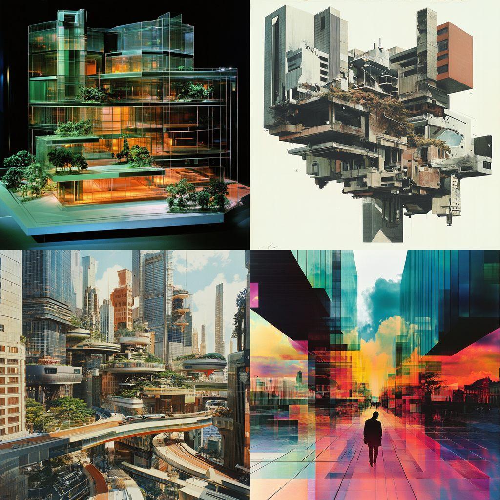Rem Koolhaas style, Midjourney V6.1, render 1 of 4