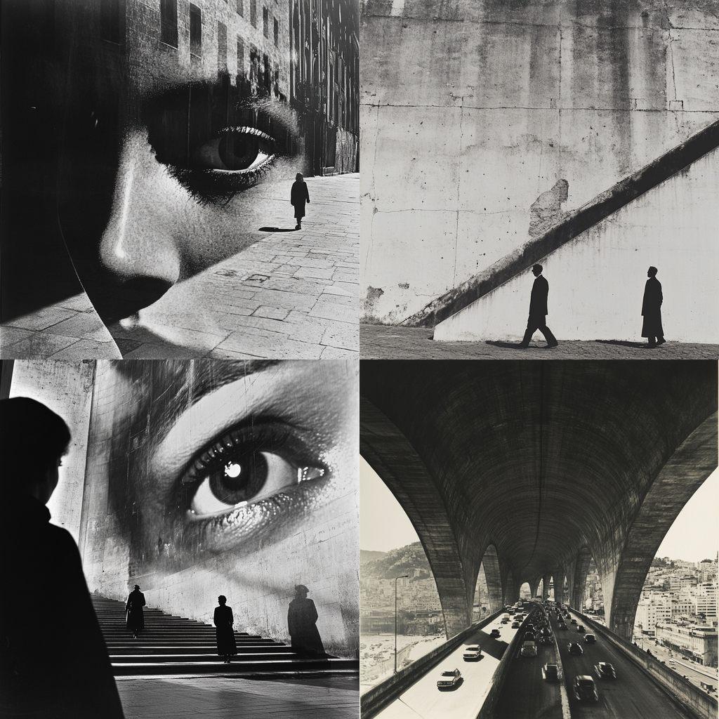 Rene Burri style, Midjourney V6.1, render 1 of 4