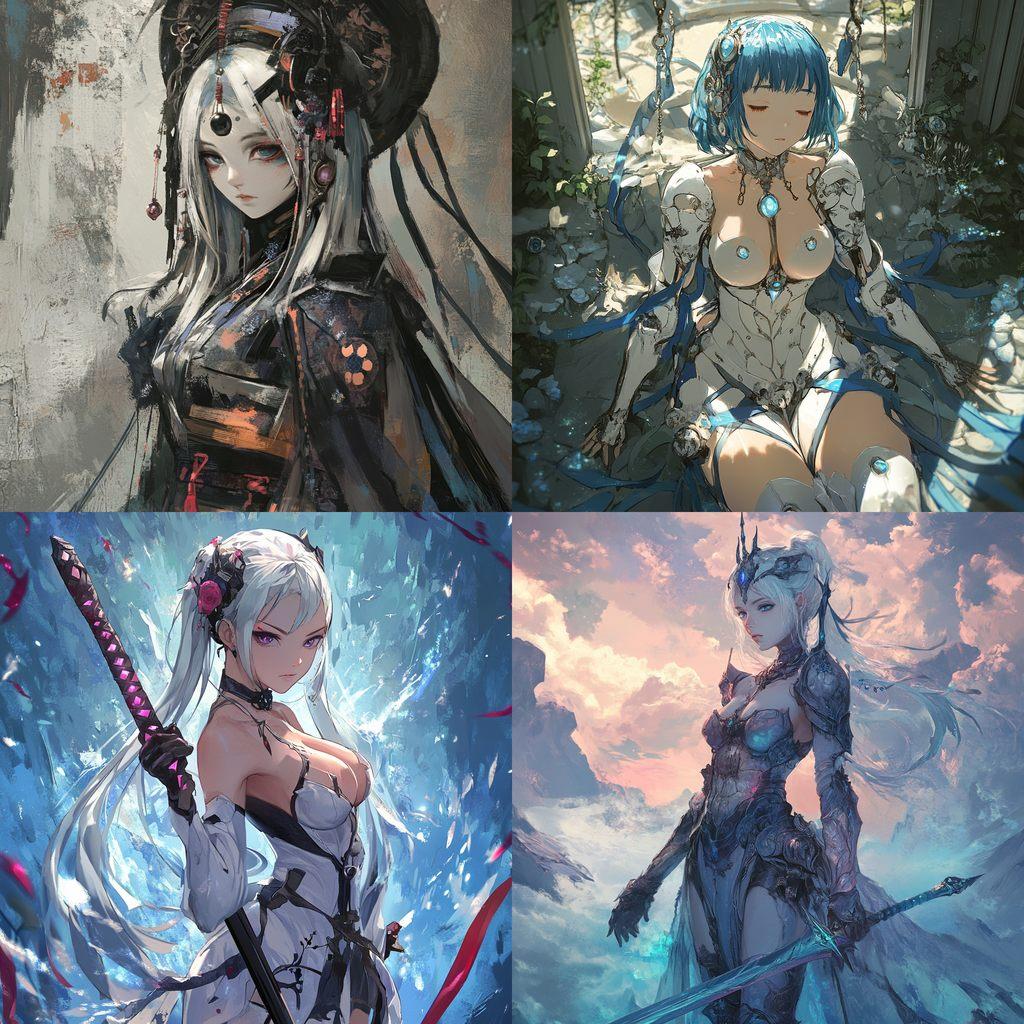 ReZero style, Midjourney V6.1, render 1 of 4