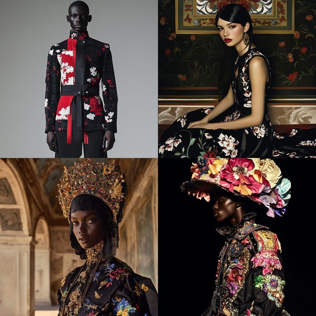 Riccardo Tisci style, Midjourney V6.1, render 1 of 4