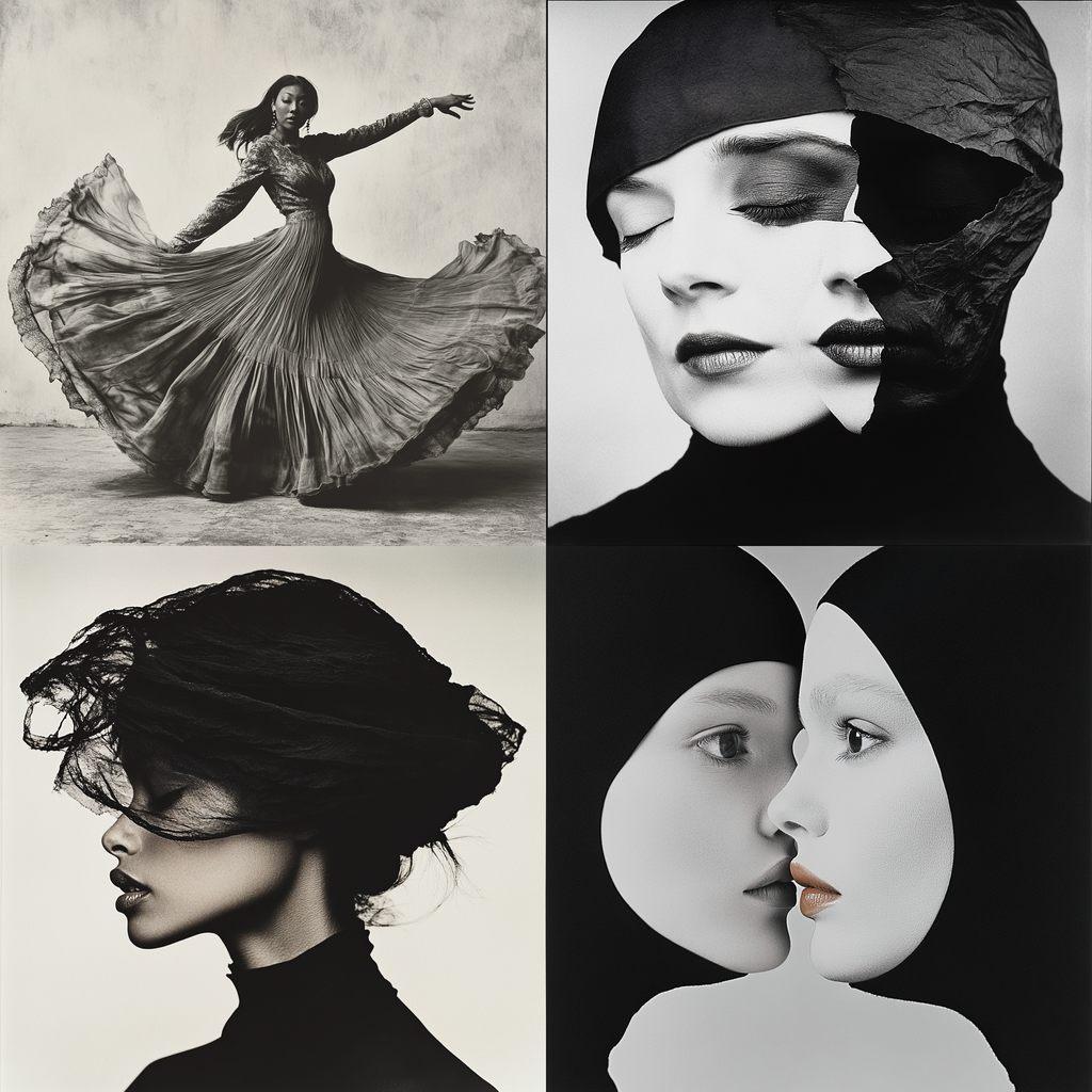 Richard Avedon style, Midjourney V6.1, render 1 of 4