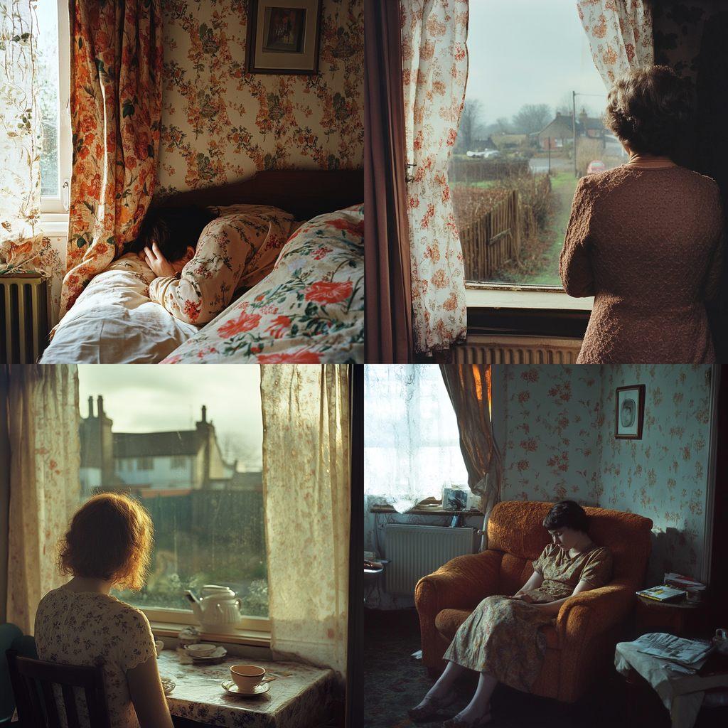 Richard Billingham style, Midjourney V6.1, render 1 of 4