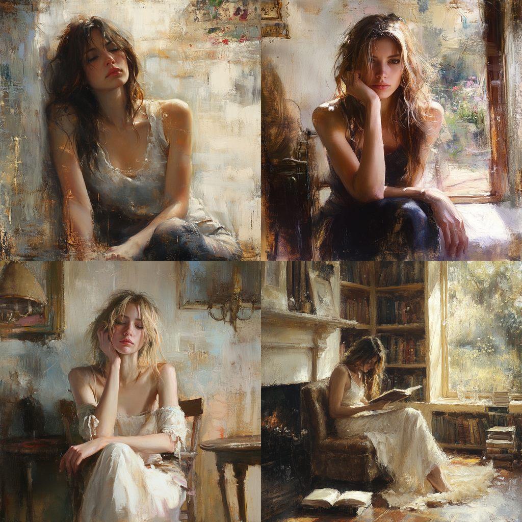 Richard Schmid style, Midjourney V6.1, render 1 of 4
