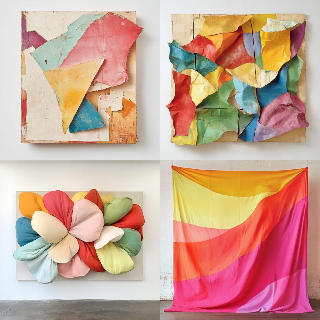 Richard Tuttle style, Midjourney V6.1, render 1 of 4