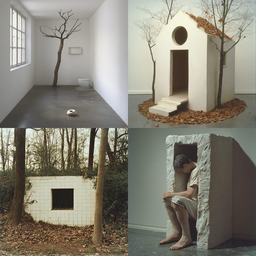 Robert Gober style, Midjourney V6.1, render 1 of 4