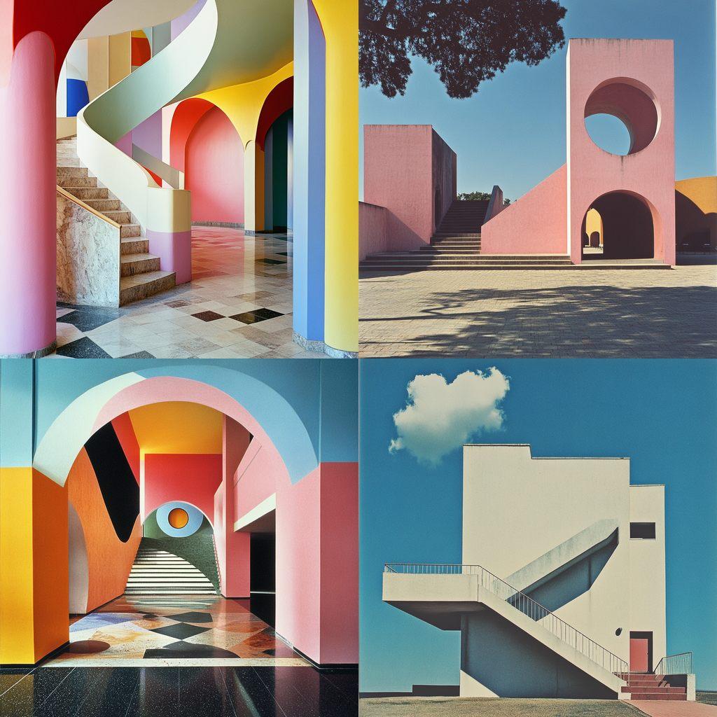 Robert Venturi style, Midjourney V6.1, render 1 of 4