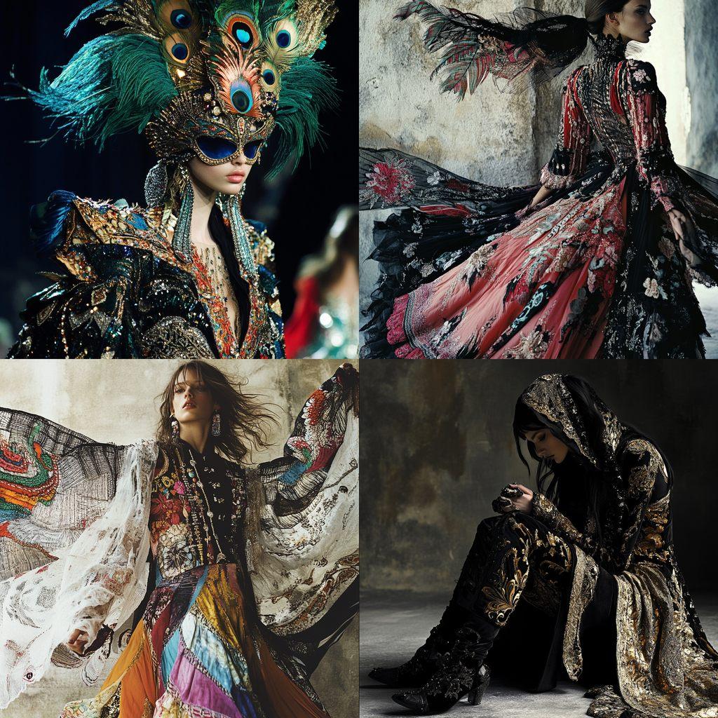 Roberto Cavalli style, Midjourney V6.1, render 1 of 4