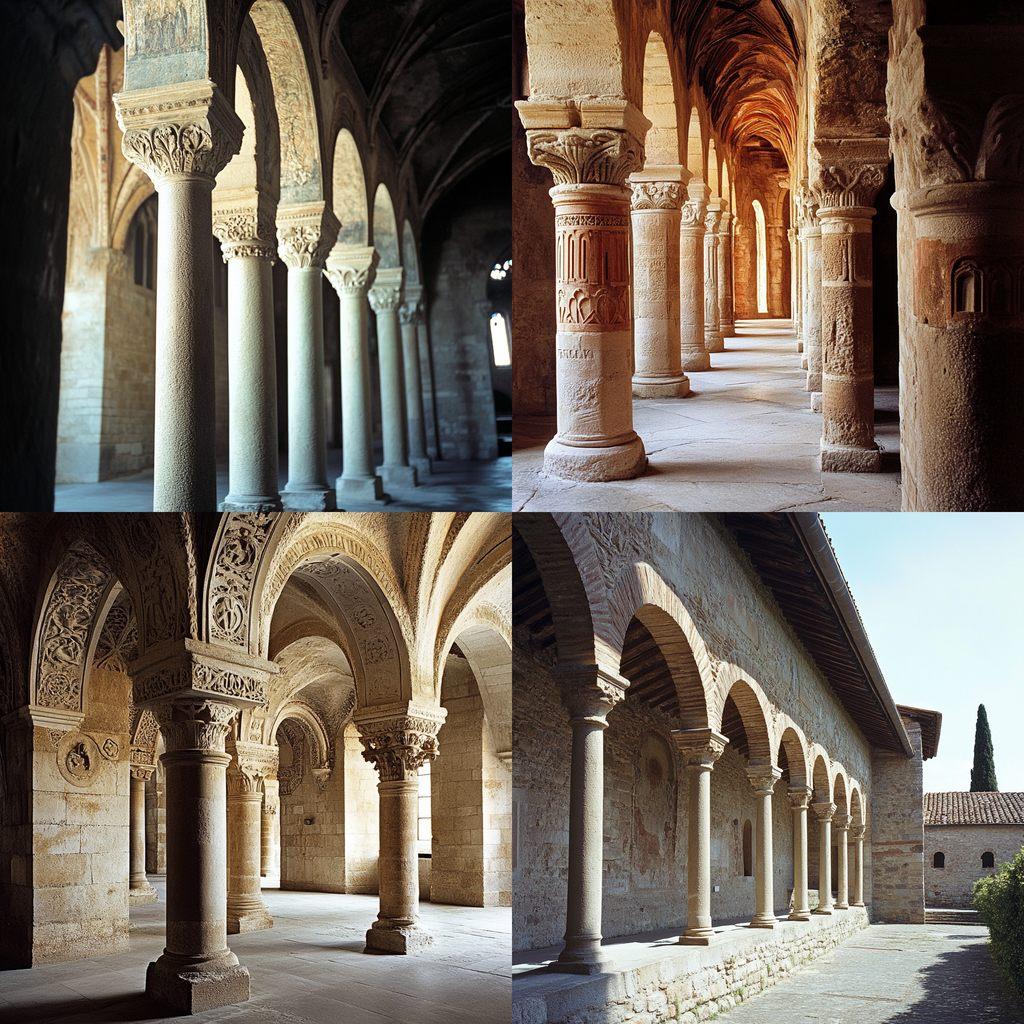 Romanesque architecture style, Midjourney V6.1, render 1 of 4