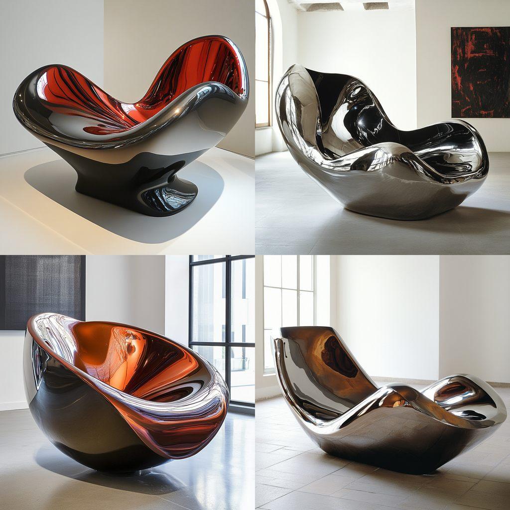 Ron Arad style, Midjourney V6.1, render 1 of 4