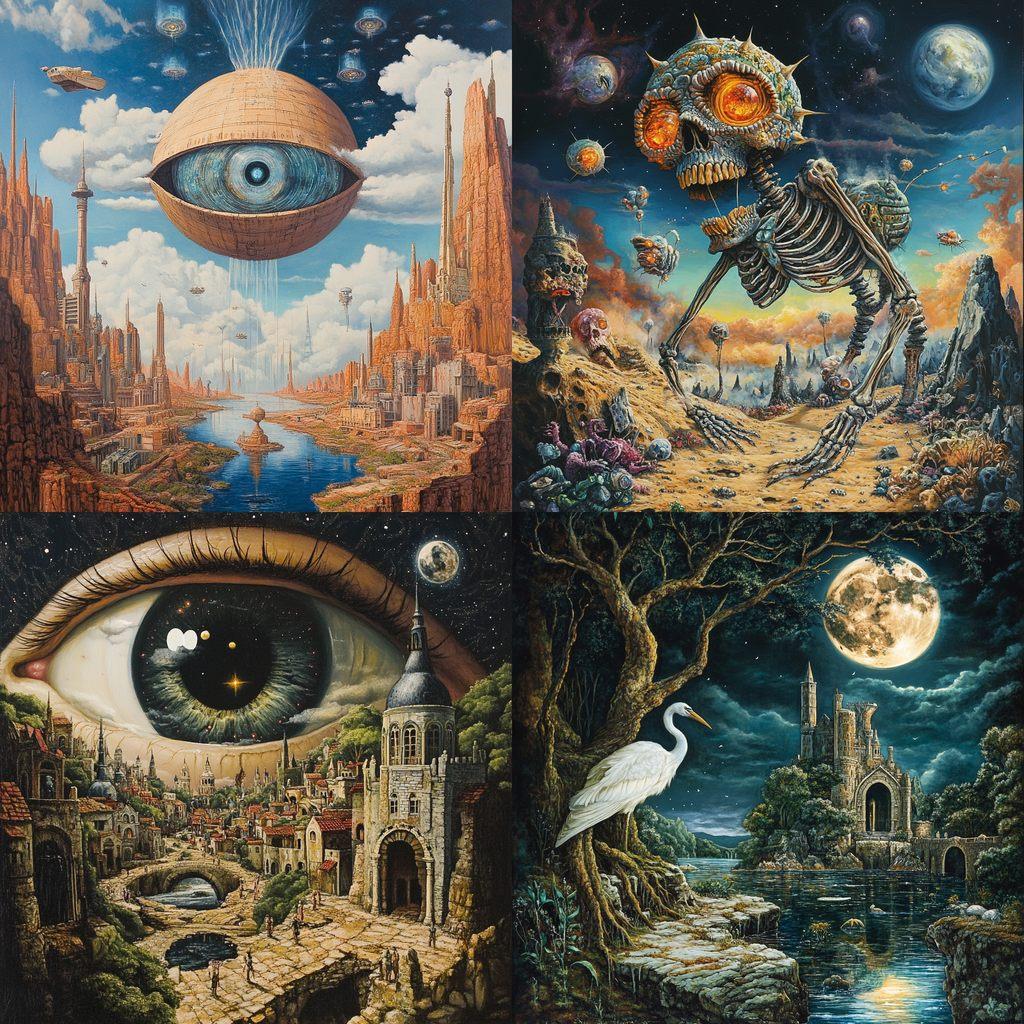 Ron Walotsky style, Midjourney V6.1, render 1 of 4