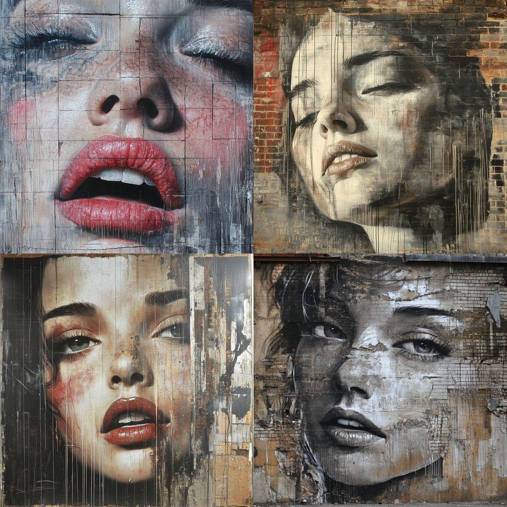 Rone style, Midjourney V6.1, render 1 of 4