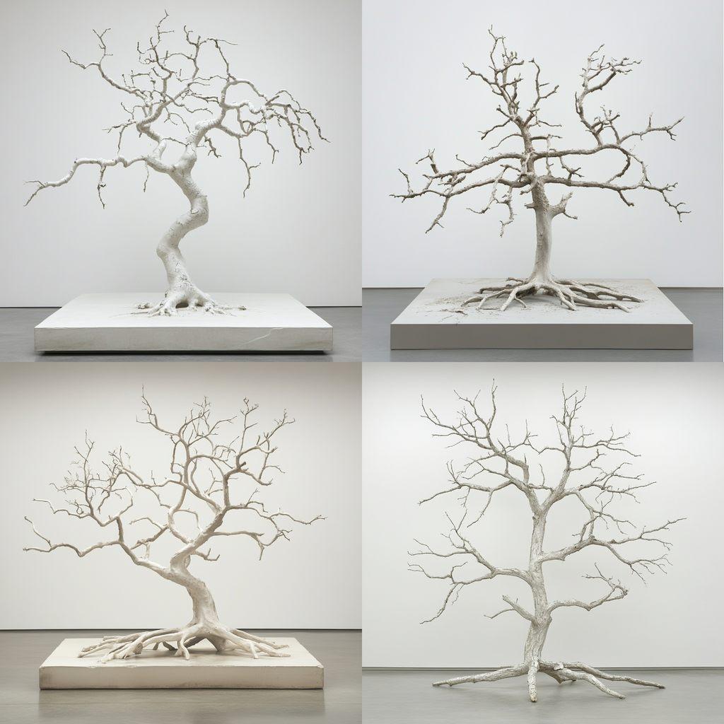 Roxy Paine style, Midjourney V6.1, render 1 of 4