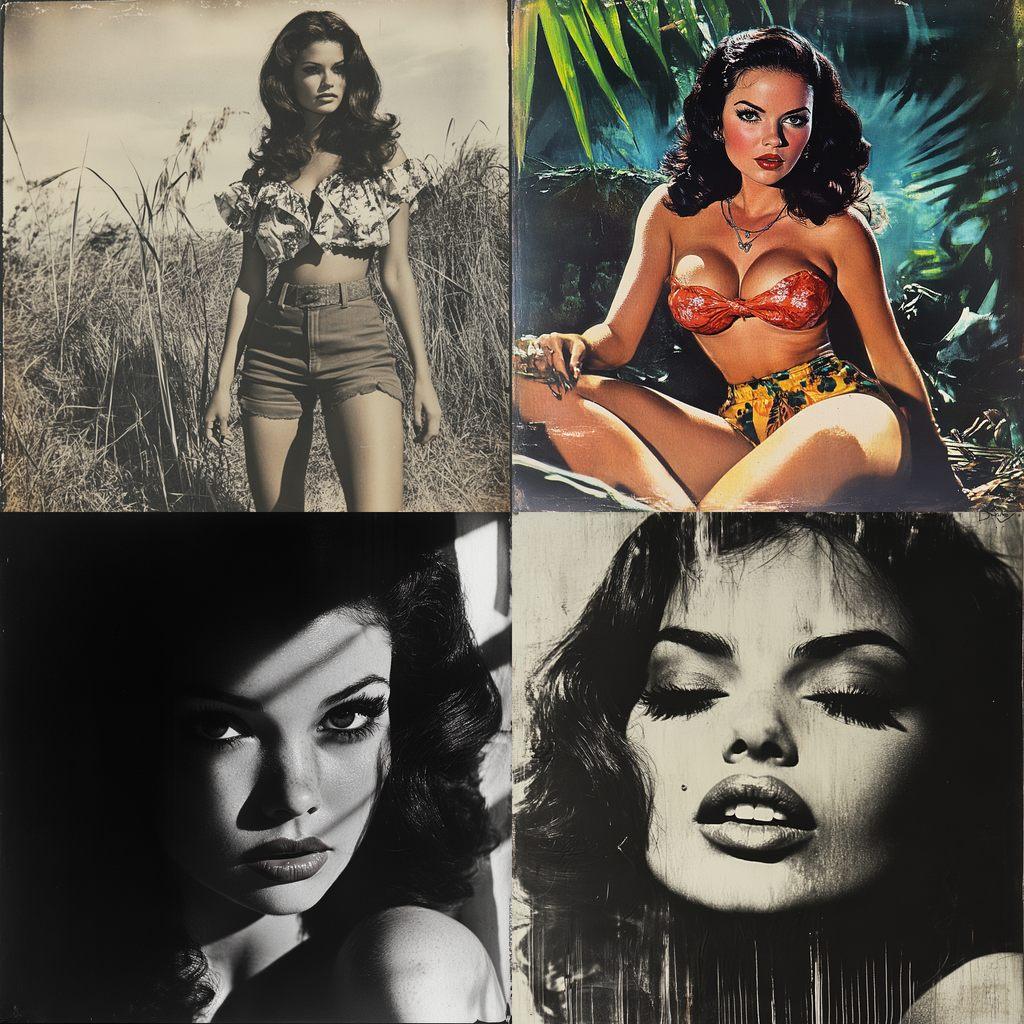 Russ Meyer style, Midjourney V6.1, render 1 of 4