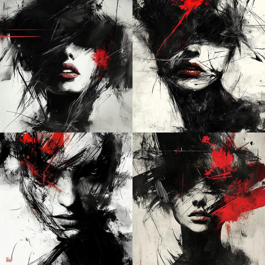 Russ Mills style, Midjourney V6.1, render 1 of 4