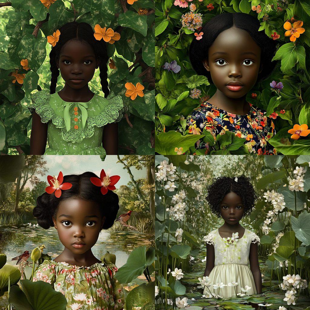 Ruud van Empel style, Midjourney V6.1, render 1 of 4