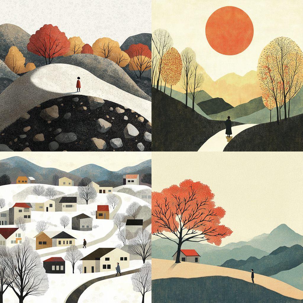 Ryo Takemasa style, Midjourney V6.1, render 1 of 4