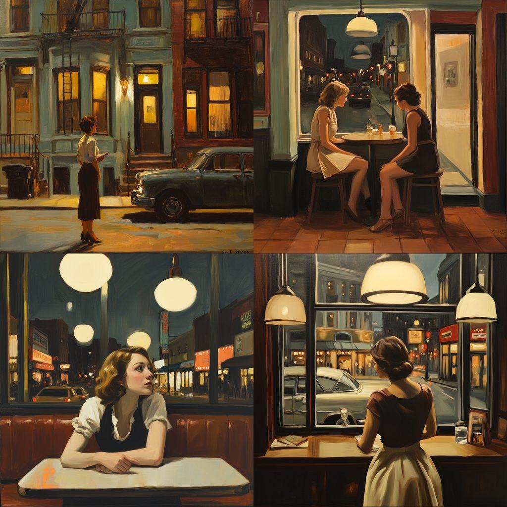 Sally Storch style, Midjourney V6.1, render 1 of 4
