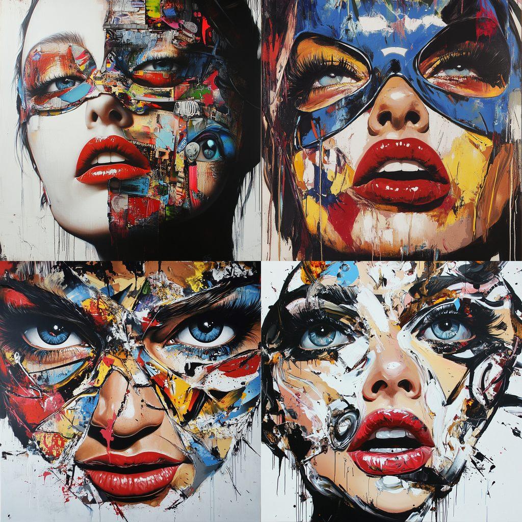 Sandra Chevrier style, Midjourney V6.1, render 1 of 4