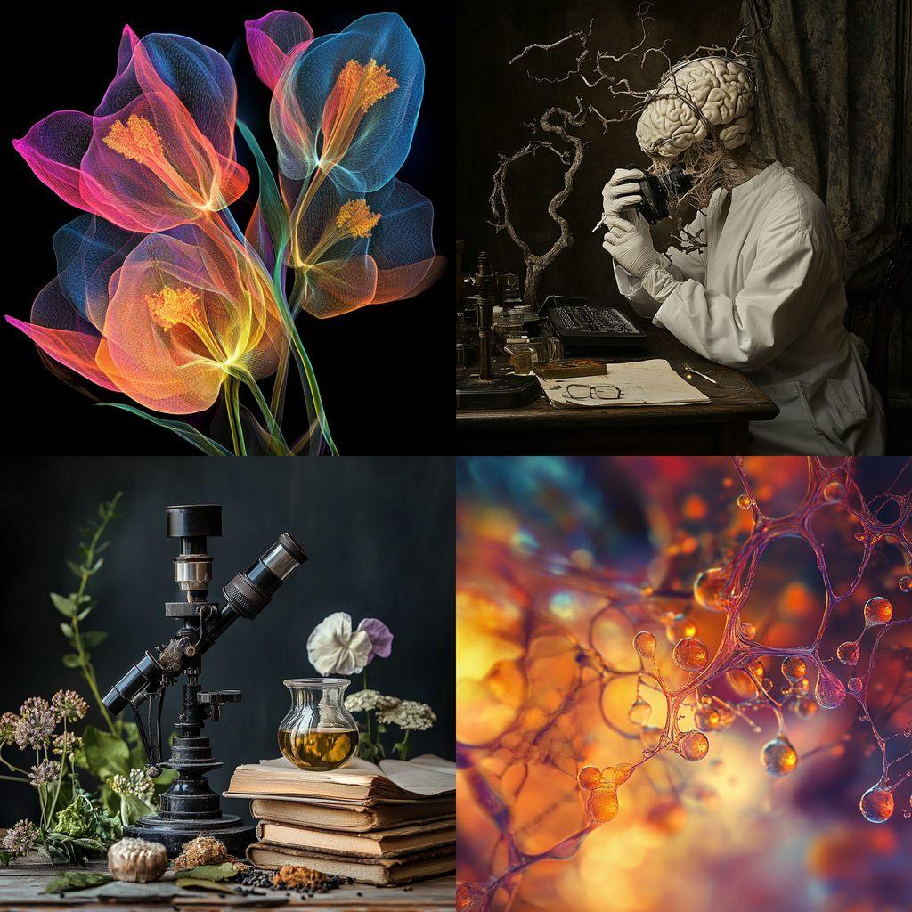 Scientific photography style, Midjourney V6.1, render 1 of 4