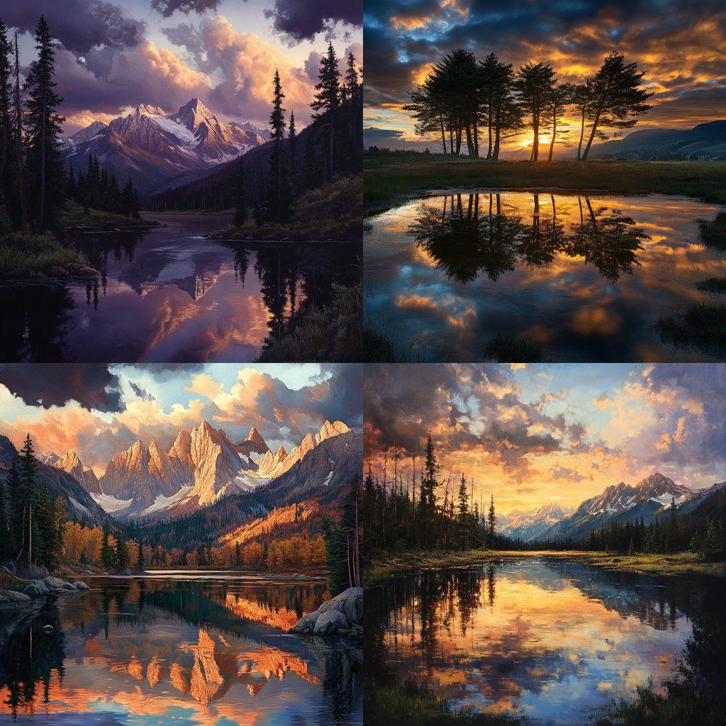 Sean Bagshaw style, Midjourney V6.1, render 1 of 4