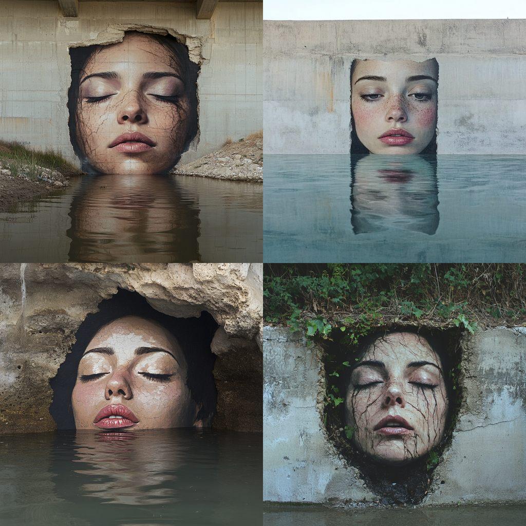 Sean Yoro style, Midjourney V6.1, render 1 of 4