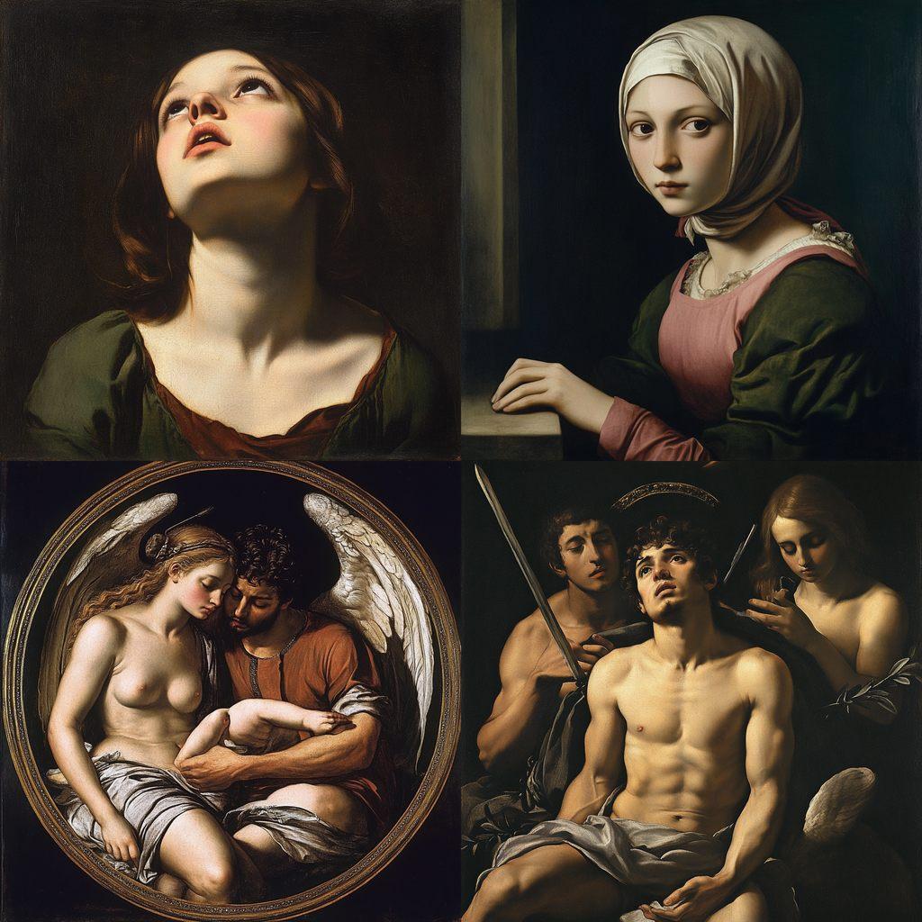 Sebastiano del Piombo style, Midjourney V6.1, render 1 of 4