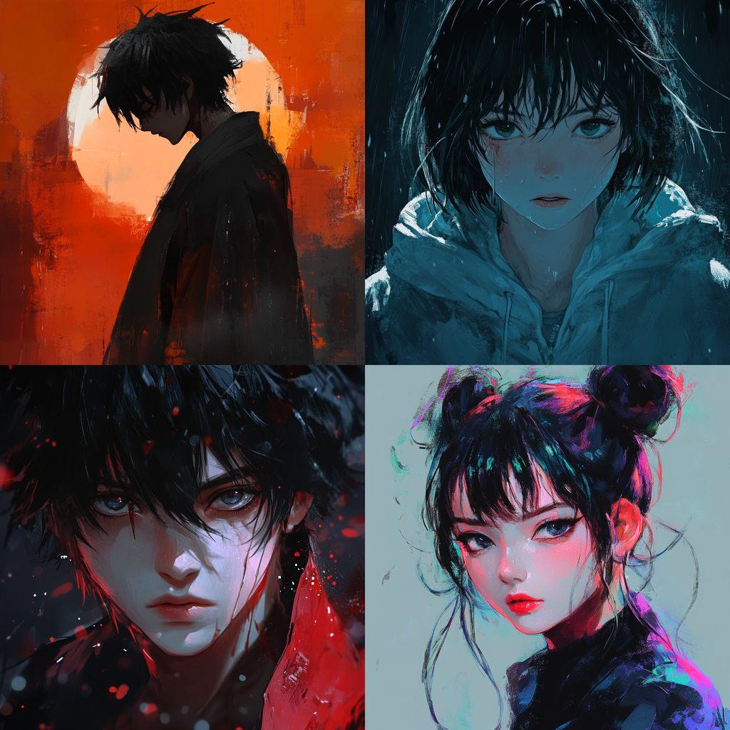 Seinen anime style style, Midjourney V6.1, render 1 of 4