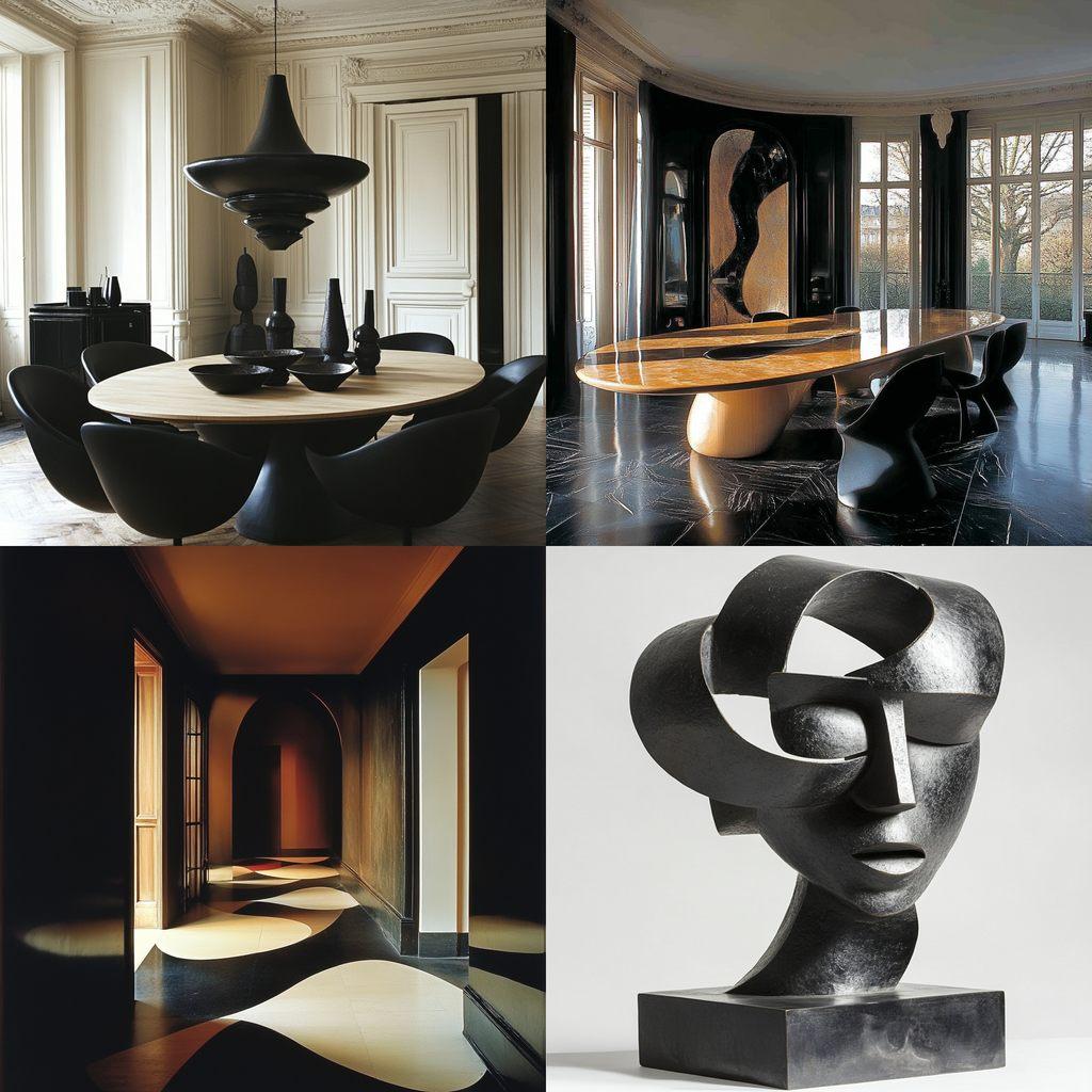 Serge Mouille style, Midjourney V6.1, render 1 of 4