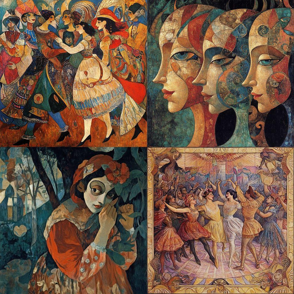 Sergei Diaghilev style, Midjourney V6.1, render 1 of 4