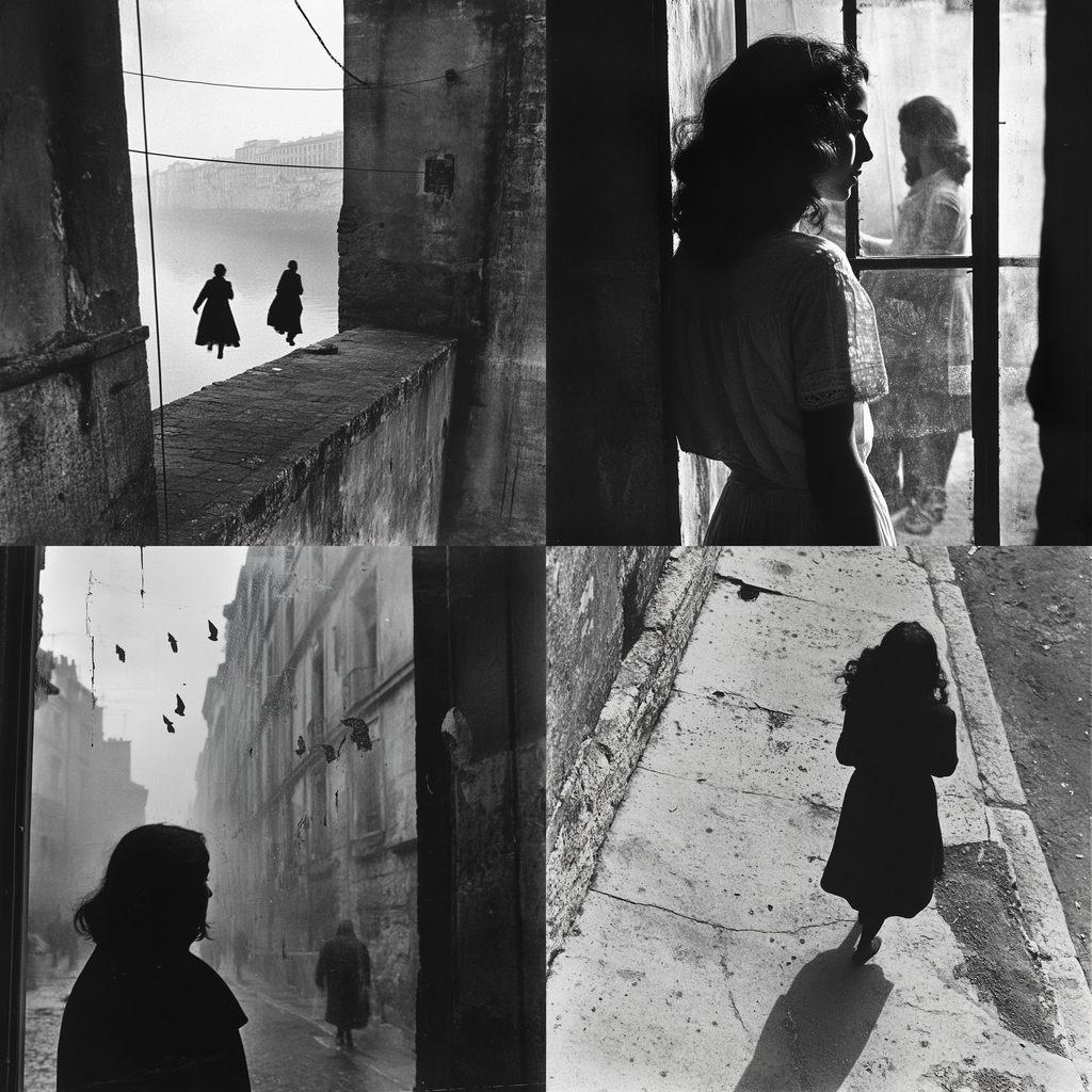 Sergio Larrain style, Midjourney V6.1, render 1 of 4