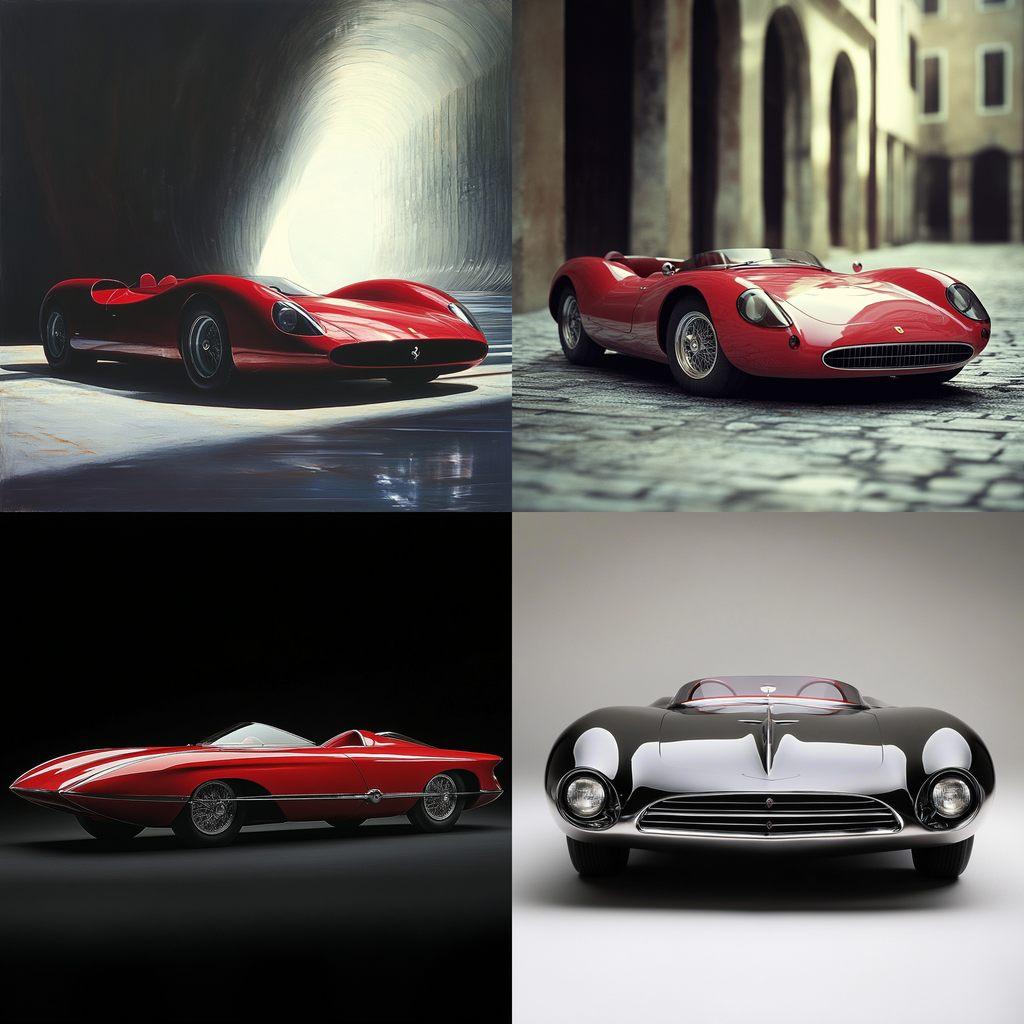 Sergio Pininfarina style, Midjourney V6.1, render 1 of 4